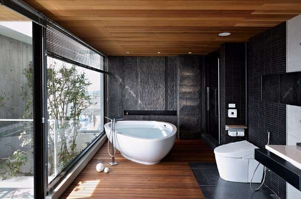 koyu-renk-japon-banyo-dekorasyonlari