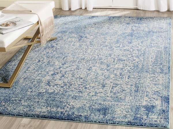 Padisah Duru Dr002 063 Mavi Cicekli Halilar Flower Wallpaper Design Fabric