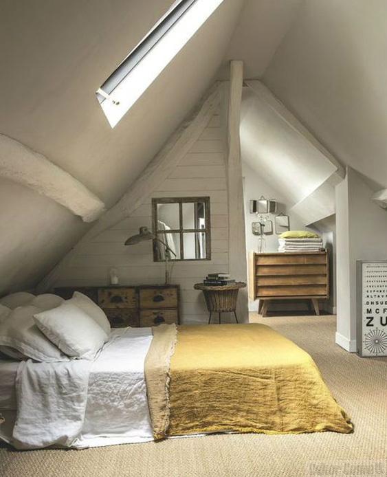 Tavan Arasına Yapılmış 15 Muhteşem Yatak Odası Tasarımı 2021