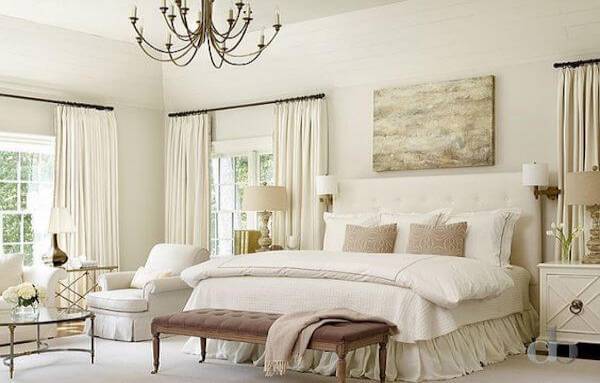 20 Farklı Bej Rengi Yatak Odası Dekorasyonu