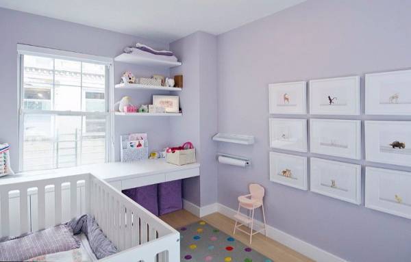 Minimal Kız Bebek Odası Tasarımları