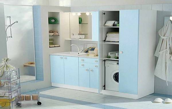 Çamaşır Makinalı Banyo Dolabı Modelleri ve Fiyatları
