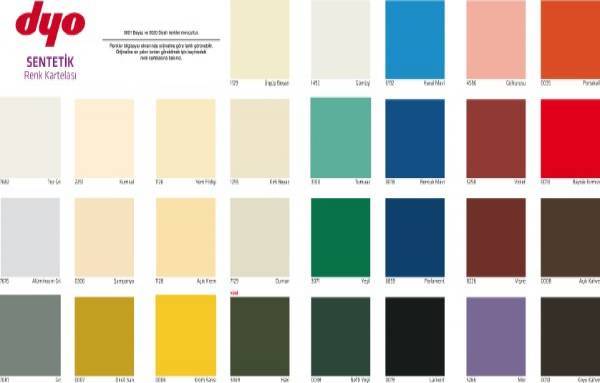 Dyo Paint Color Catalog