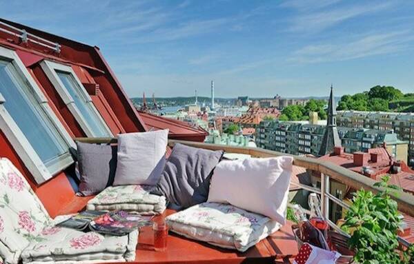 En Güzel Çatı Katı Balkon Modelleri