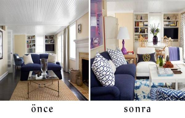 Önce ve Sonra: Salon Yenileme