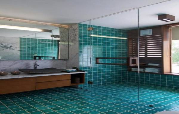 Turkuaz Banyo Dekorasyonu Örnekleri