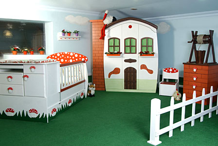  farklı bebek odaları 
