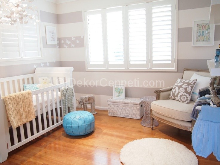  ferah dekorasyonlu bebek odaları 