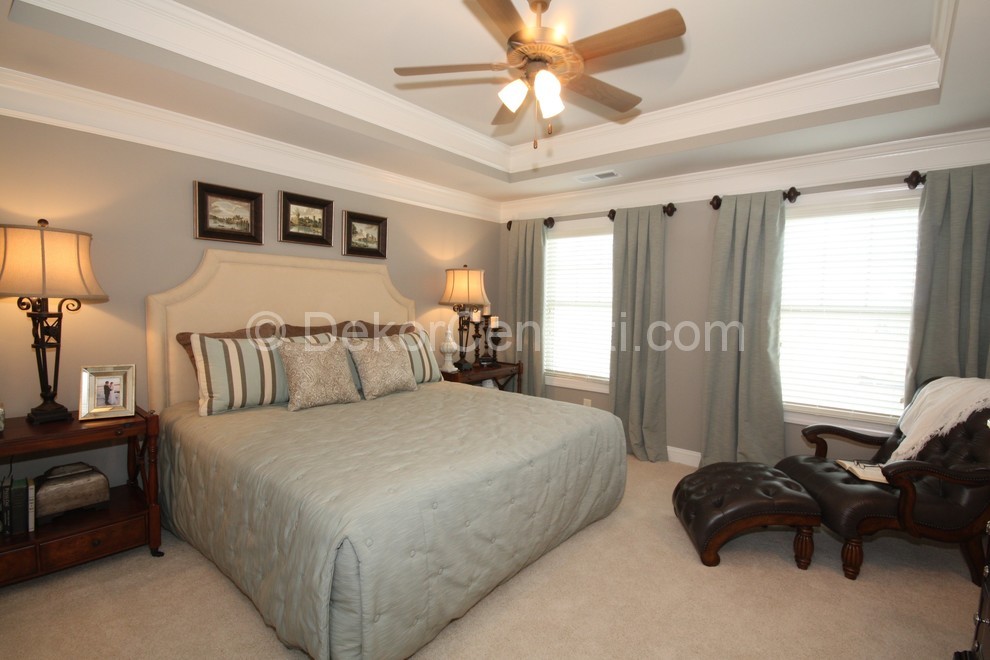 Mavi ve Kahve Rengi Yatak Odası Dekorasyonu 2019 ...