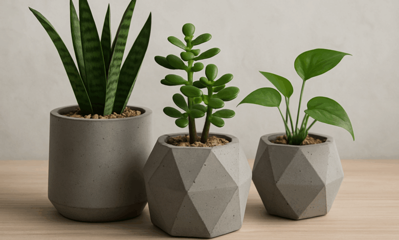 Evde Beton Saksı Yapımı